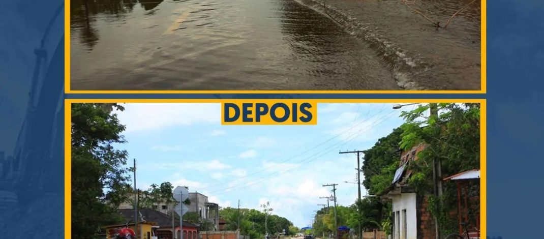 Em Barreirinha obras inteligentes acabaram com áreas de alagamento na gestão de Glenio Seixas
