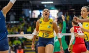 VNL: Brasil vence a Bulgária e conquista a terceira vitória seguida
