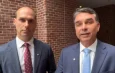 Flávio e Eduardo Bolsonaro culpam governo por risco de “tarifaço” americano