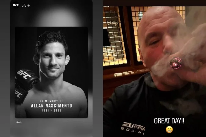 Dana White é criticado por selfie horas após morte de Allan Nascimento