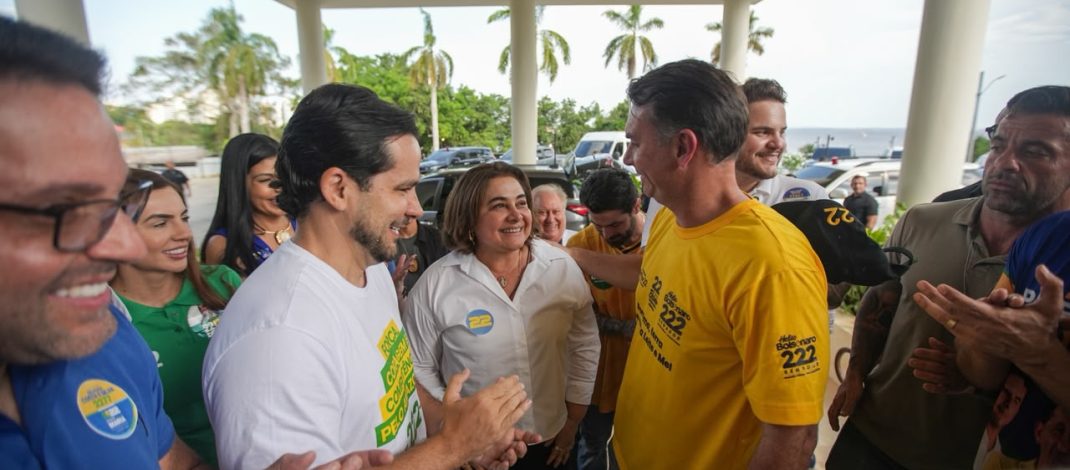 Professora Maria e Tropa do PL recebem Flávio Bolsonaro em Manaus