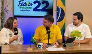 Professora Maria participa de live nacional do candidato à Presidência Flávio Bolsonaro