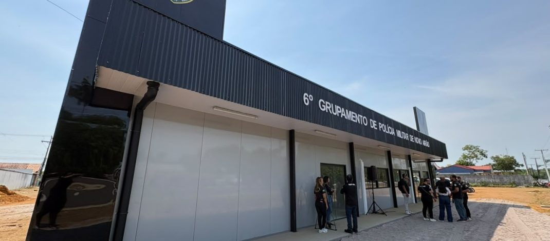 Novo Airão recebe quartel planejado por coronel Vinícius; outros três estão em andamento