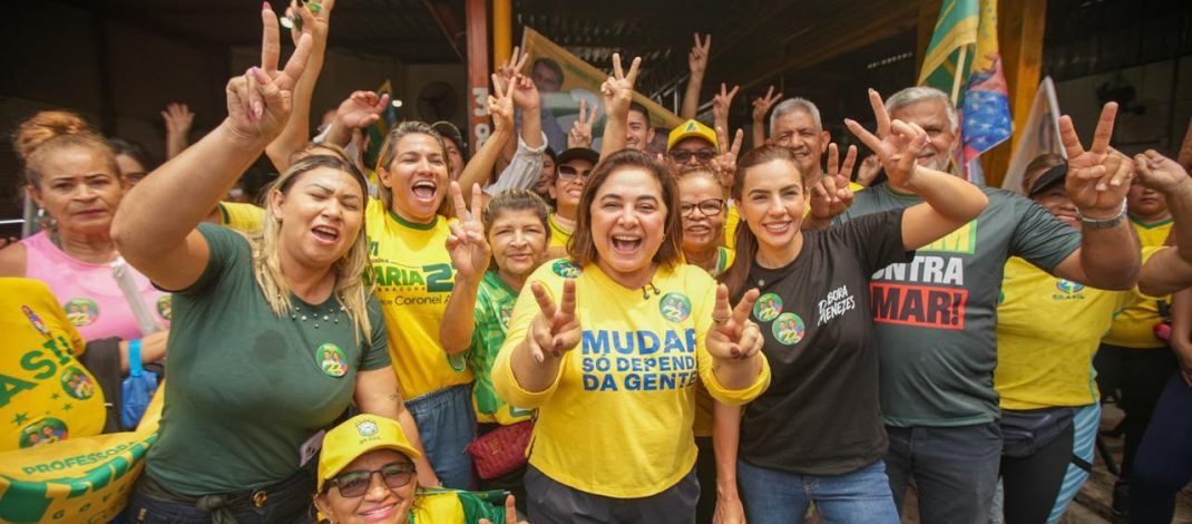 Professora Maria ganha as ruas na reta final, e população reforça clamor por mudança no Amazonas