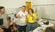 Professora Maria vota e diz estar otimista com resultado do primeiro turno das Eleições 2026