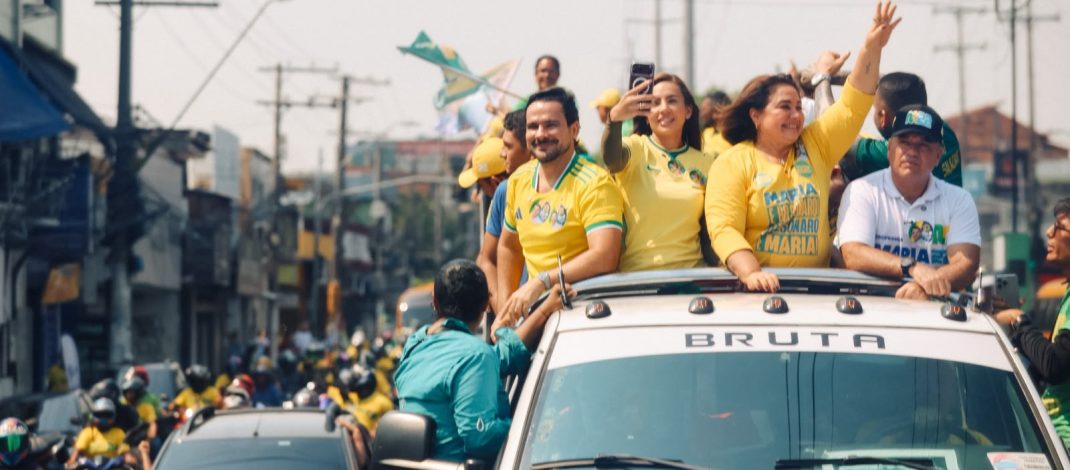 Onda 22 toma conta de Manaus: às vésperas da eleição, Professora Maria arrasta multidão na ‘Motocarreata da Vitória’